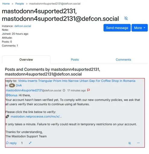 Phishing on piefed?