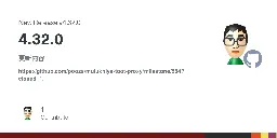 Release 4.32.0 · pooza/mulukhiya-toot-proxy